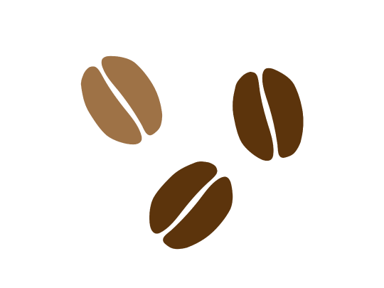 コーヒー豆イラスト1