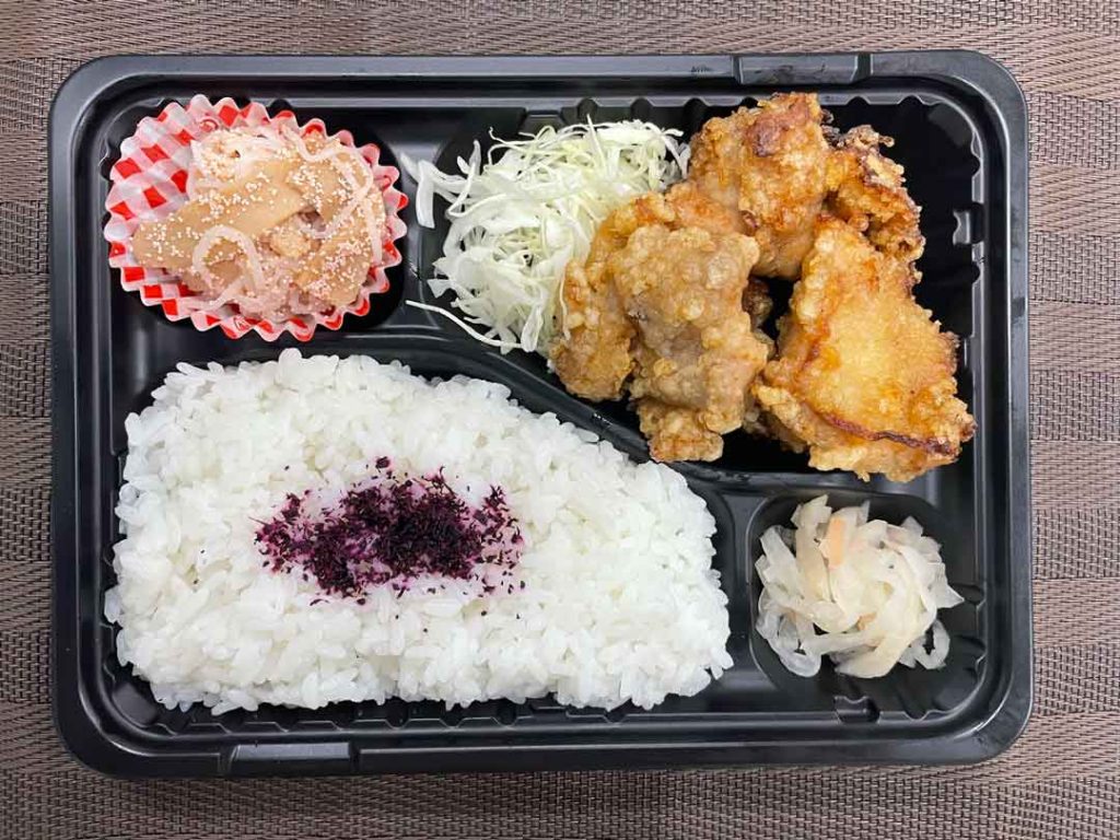 しょうゆ唐揚弁当